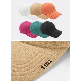 Tmi Embroidered Sherpa-fleece Baseball Cap