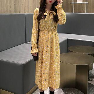Printed Long Sleeve Dress (various Design)
