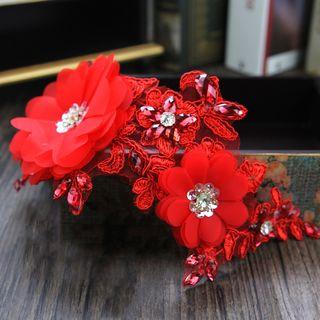 Bridal Lace Flower Headpiece