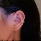 Acrylic Cuff Earring 1 Pc - Gold - One Size