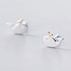 Dolphin Stud Earring S925 Silver - As Shown In Figure - One Size