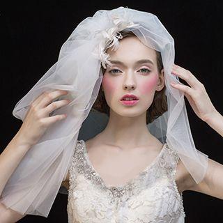 Feather Wedding Veil