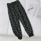 Crocodile Pattern Sweatpants