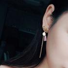 Bar Tassel Drop Earrings