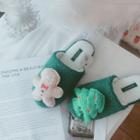 Gingerbread Man & Christmas Tree Slippers