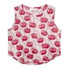 Sleeveless Cherry Print Tank Top Cherry - One Size