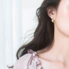 Non-matching 925 Sterling Silver Rabbit & Carrot Earring