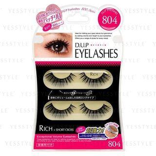 D-up - Rich Eyelashes (#804 Impact) 2 Pairs