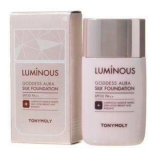 Tony Moly - Luminous Goddess Aura Silk Foundation Spf30 Pa++ 45ml (2 Colors) #01 Skin Beige