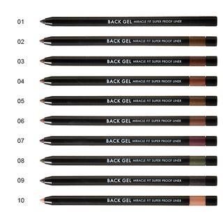 Tony Moly - Back Gel Miracle Fit Super Proof Liner (10 Colors) #08 Mystic Khaki