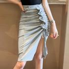 Drawstring Straps Skirt
