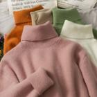 Loose-fit Turtleneck Sweater In 6 Colors