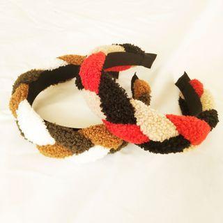 Twisted Faux Shearling Headband