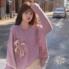 Bear Accent Sweater