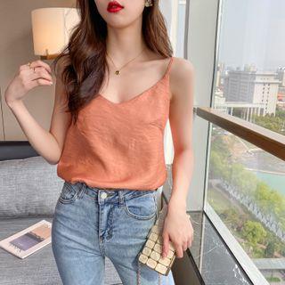 Loose-fit Satin Camisole Top