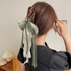 Bow Fabric Hair Clamp / Scrunchie / Set