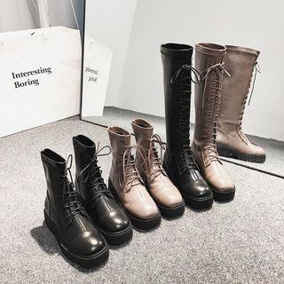 Lace-up Short Boots / Knee High Boots