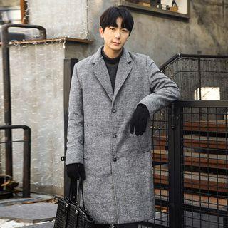 Single-breasted M Lange Wool Blend Coat