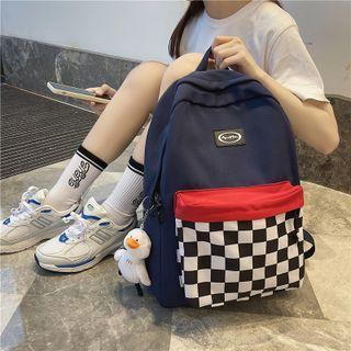 Checkerboard Backpack / Charm / Set