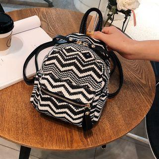 Wavy Print Backpack