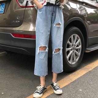 Crop Wide Leg Jeans