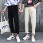 Couple Matching Crop Jeans