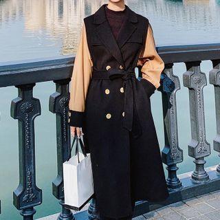 Double-breasted Medium Long Jacket