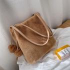 Plain Fluffy Tote Bag