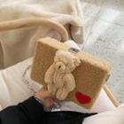 Bear Furry Box Crossbody Bag