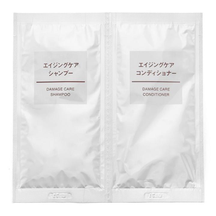 Muji - Damage Care Shampoo And Conditioner Set : Shampoo 10g + Conditioner 10g 1 Set