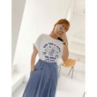 Illustrated Loose-fit T-shirt