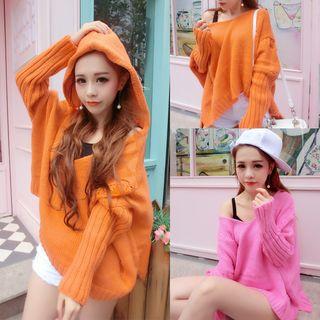 Ripped Hooded Sweater