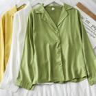 Loose-fit Lapel Light Shirt