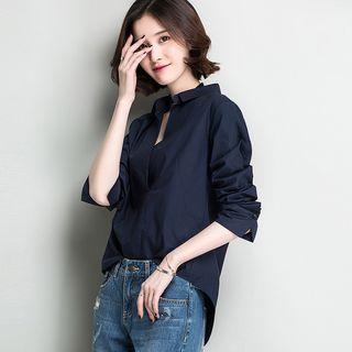 Half Placket Blouse