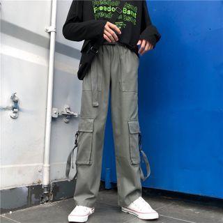 High Waist Loose Fit Cargo Pants