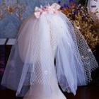 Wedding Lace Flower Veil As Shown In Figure - One Size