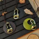 Genuine Leather Shoe Necklace