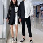 Couple Matching Color Block Shirt / Shirt Dress