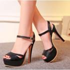Ankle Strap Stiletto-heel Platform Sandals