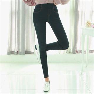 High Band-waist Skinny Jeans