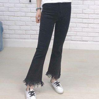 Boot Cut Jeans Black - Xs