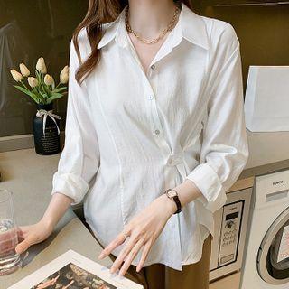 Chiffon Asymmetrical Shirt