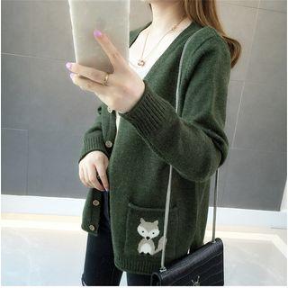 Fox V-neck Cardigan