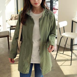 Crochet-trim Parka