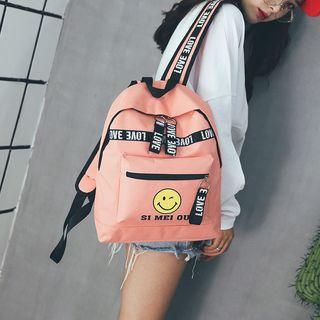 Smiley Letter Backpack