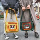 Panda Printed Messenger Bag