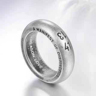 Stainless Steel Number Ring