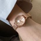 Alloy Bracelet Watch A117 - Rose Gold - One Size