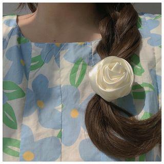 Rose Fabric Hair Clip