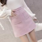 Pocketed Mini A-line Skirt